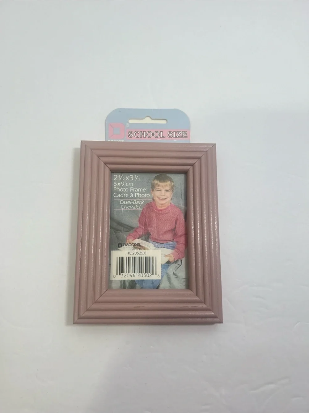 3 Wood Picture Frames 2 x 3 Inch Photo Wooden Photo Frame Assorted Pink & Cream